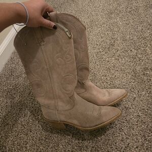 Women's Tan Cowboy Boots